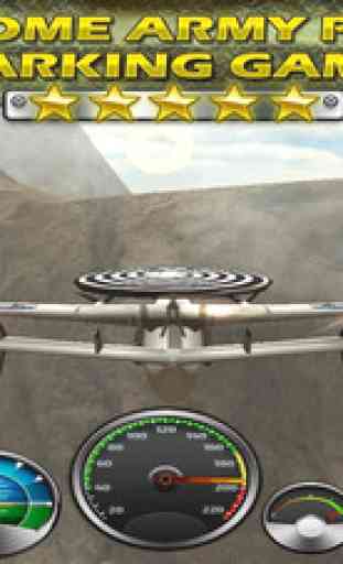 Fly to Park Xtreme Army Airplane Low Flying,landing & Parking Simulator 4