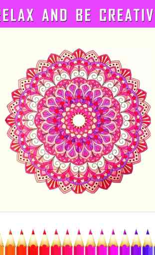 FREE Adult Coloring Book - Color Therapy Page for Anti-Stress Relief 4