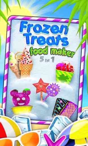 Frozen Treats Ice-Cream Cone Creator: Make Sugar Sundae! by Free Food Maker Games Factory 3