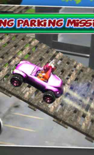Goat Driving Car Parking Simulator - 3D Sim Racing & Dog Run Park Games! 2
