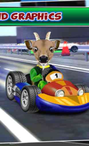 Goat Driving Car Parking Simulator - 3D Sim Racing & Dog Run Park Games! 4