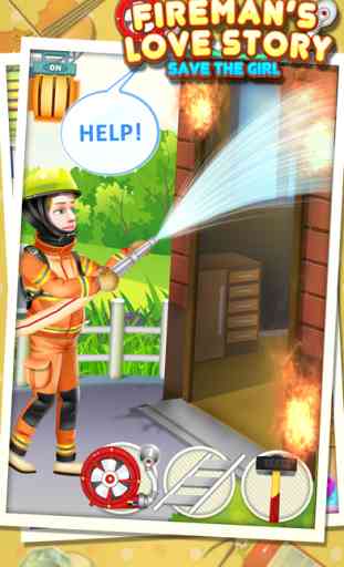 Fireman's Love Story - Rescue Game FREE 2