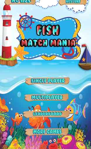 Fish Match Mania Water Puzzle - Where's my bubble?  FREE 1