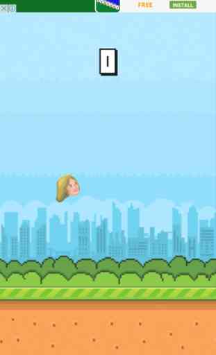 Flappy Trump vs Hillary Funny Game Elections Poll 2