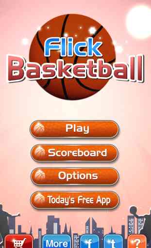 Flick Basketball Friends: Free Arcade Hoops 1