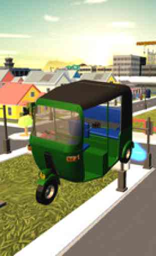 Flying Tuk Tuk Auto Rickshaw Simulator 3D 4