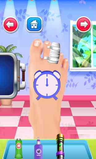 Foot Doctor Nail Spa Salon Game for Kids Free 3