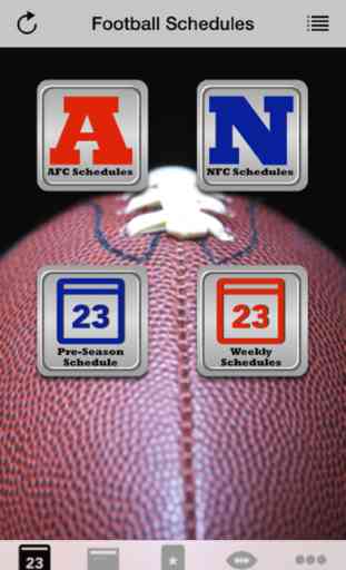 Football Schedules - NFL Edition 1