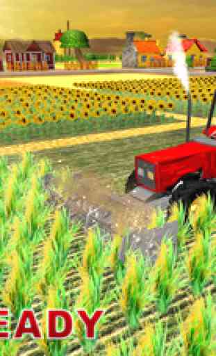 Forage Plow Farming Harvester - Farming Simulator Game. 2