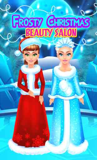 Frosty Christmas Beauty Salon - Makeover Spa Games 3