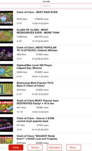 Gems Calculator and Video Clash of Clans Guide & Strategy Free 2