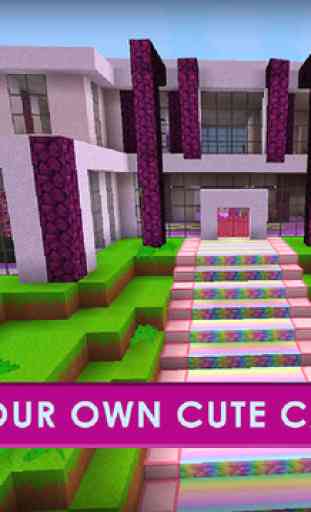 Girls Craft: Mine Exploration Lite - Cube World ADS FREE 4