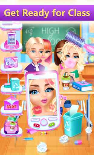 Girls High School Crush Date - Makeup & Kids Games 2