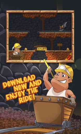 Gold Miner Rail Craft Ride: Pitfall Survival 3
