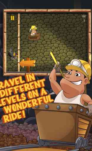 Gold Miner Rail Craft Ride: Pitfall Survival 4