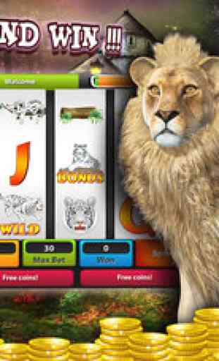 Golden Safari King Lion Slot-s – Free Grand Vegas Casino Party Keno Game 3D 2