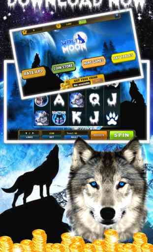 Golden Wolf Howling Slot Machines: Casino Xtreme Slots, VIP Hit Mania & Infinity Jackpot 1