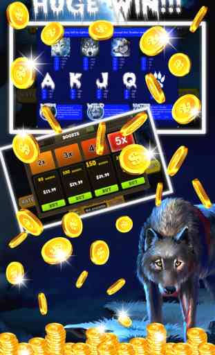 Golden Wolf Howling Slot Machines: Casino Xtreme Slots, VIP Hit Mania & Infinity Jackpot 2
