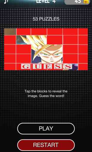 Guess Anime - Picture puzzle game with Popular Anime characters of all time for Dragon ball Z Edition 1