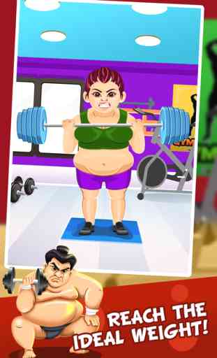 Gym Fit to Fat Race - real run jump-ing & wrestle boxing games for kids! 2
