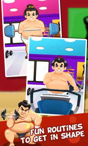 Gym Fit to Fat Race - real run jump-ing & wrestle boxing games for kids! 3