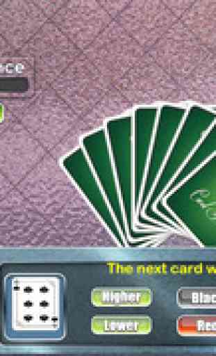 Hi-Lo Casino Deluxe Card Mania Pro - win virtual gambling chips 2