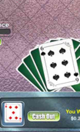 Hi-Lo Casino Deluxe Card Mania Pro - win virtual gambling chips 3