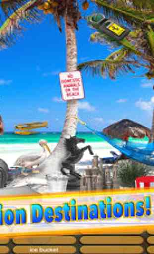 Hidden Object Summer Beach Vacation Hawaii, Florida & California Travel - Find & Spy Objects Difference 4