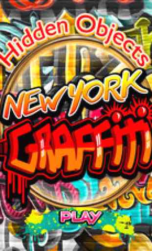 Hidden Objects New York Graffiti – Object Time Puzzle FREE Photo Pic Game & Spot the Difference 1