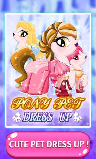 High My Monster Pony princess Dress-Up - After makeover queen dolls frozen white games for girls 1