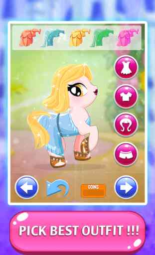 High My Monster Pony princess Dress-Up - After makeover queen dolls frozen white games for girls 3