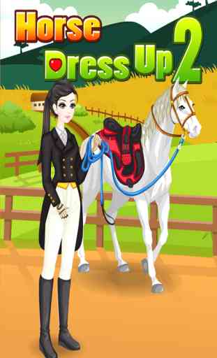 Horse Dress up 2 - Dress up  and make up game for kids who love horse games 1