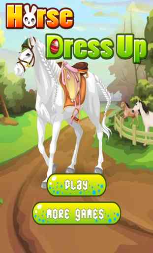 Horse Dress up - Dress up  and make up game for kids who love horse games 1