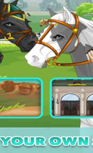 Horse Dress up - Dress up  and make up game for kids who love horse games 3