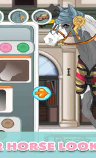 Horse Dress up - Dress up  and make up game for kids who love horse games 4