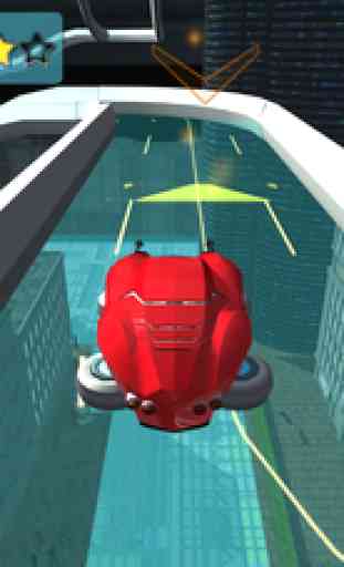 Hover Car Parking Simulator - Flying Hoverboard Car City Racing Game FREE 3