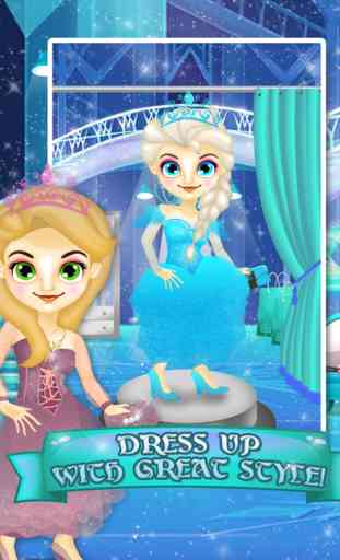 Ice Princess Wedding Salon - christmas make-up spa games for girls! 3