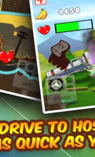 Gorilla Ambulance Rescue - Zoo Emergency Patient Delivery Game For Boys 1