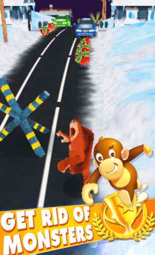 Gorilla Run - Help Fun Yeti Running Rush & Adventures 2