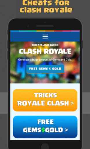Guide and Cheats for Clash Royale - Free Gems Gold 1