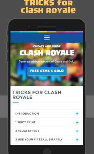 Guide and Cheats for Clash Royale - Free Gems Gold 2