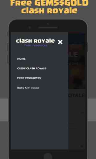 Guide and Cheats for Clash Royale - Free Gems Gold 3