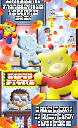 Gummy Bear Bots Mania - A FREE Teddy Disco Lights Game 1