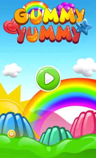 Gummy Yummy Candy Match 2