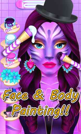 Halloween Face Paint Party - Kids Makeup Games 3