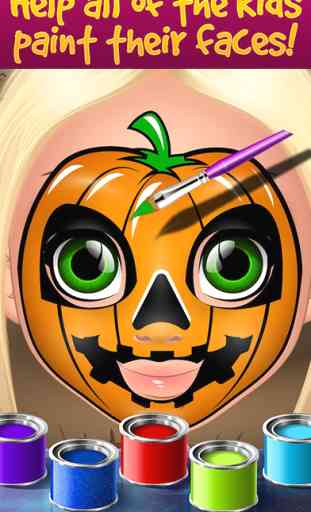 Halloween Face Paint Spa - Kids Makeup Salon Games 2