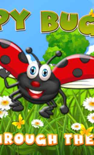 Happy Bugs ~ new best free bug flight game 1