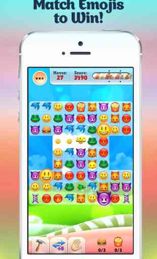 Happy Daze - Match 3 Puzzle Game with Emoji Keyboard Characters 1