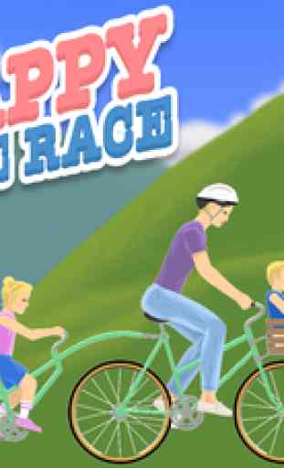 Happy Unicycle: Crazy Climb Wheels Hill Bike Race 1