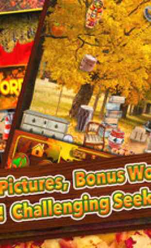Hidden Objects Thanksgiving Fall Harvest Puzzle 4